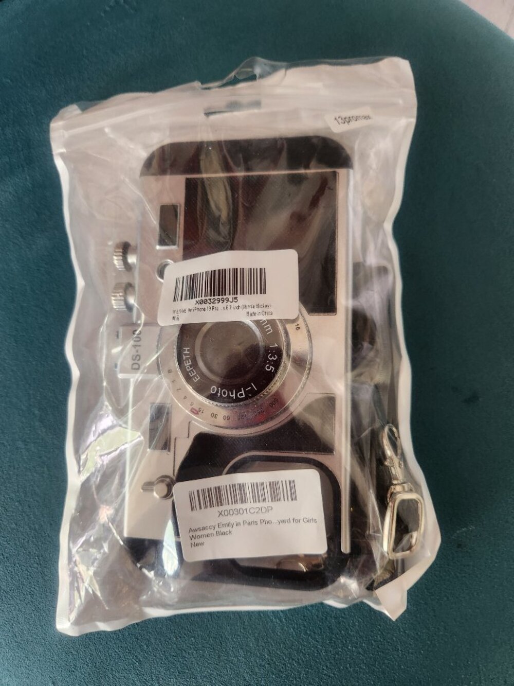 iPhone 13 Pro ~ EMILY IN PARIS Camera Shockproof Phone Case with strap